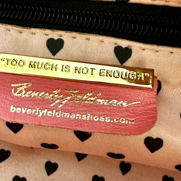 BEVERLY FELDMAN Rare Vintage Y2K Leather Crocodile Print Pocketbook Women’s OS - Picture 7 of 14